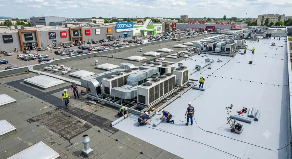Empresas de impermeabilización para retail parks