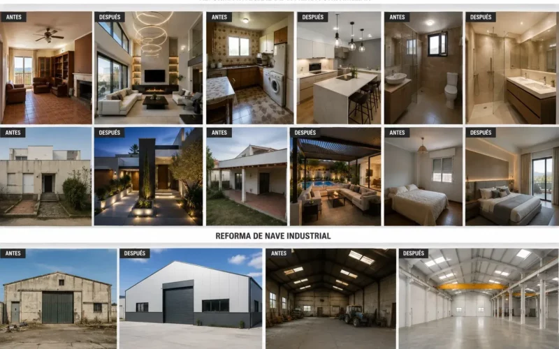 Proyecto de reforma de vivienda unifamiliar y reforma de nave industrial