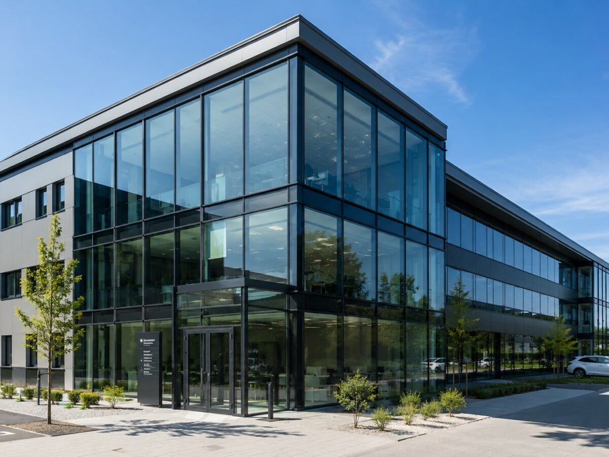 Ventanas Schüco y cerramientos premium para arquitectura corporativa